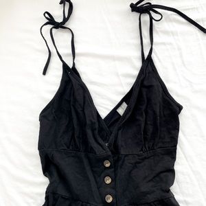 ASOS tie romper cute!